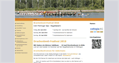 Desktop Screenshot of drachenboot-koeln.de